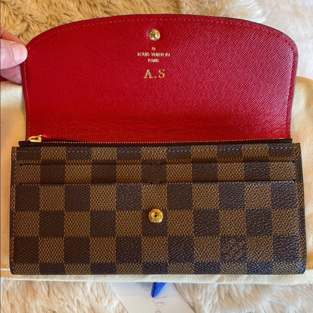 LOUIS VUITTON SPEEDY BANDOULIERE 25 and EMILIE WALLET DAMIER EBENE - Picture 15 of 16